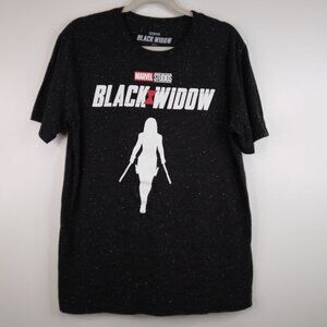 Marvel Studios Black Widow Comic Con Gray T-Shirt Size L